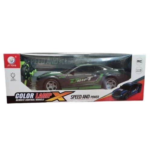Машина на радиоуправленииJT TOYS Chevrolet Camaro сине-зеленая (JT628): Класс Гоночный