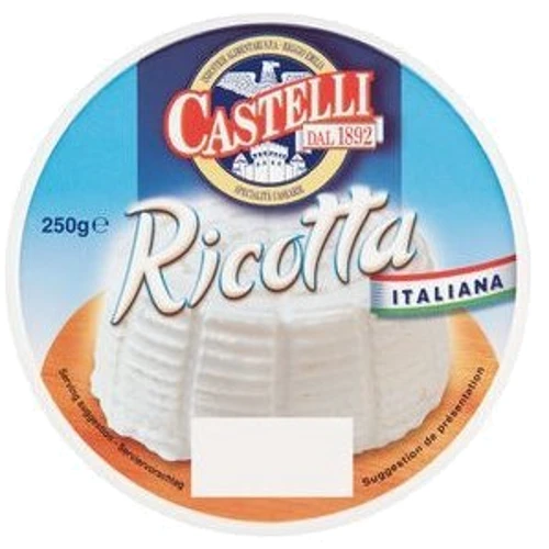 Сыр Ricotta (Castelli), 250г (DL12728): Вес нетто 250 г