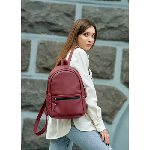 Жіночий рюкзак Sambag Dali BPT бордовий (15378005e)