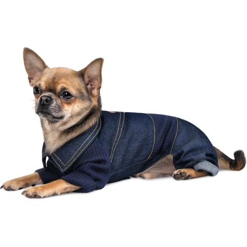 Комбінезон для собак Pet Fashion Jeans розмір M темно-синій (4823082427123): Тип Комбинезоны