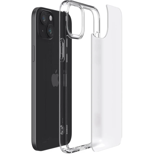 Чехол для iPhone Spigen Ultra Hybrid Frost Clear (ACS06708) for iPhone 15 Pro: Материалы поликарбонат и полиуретан
