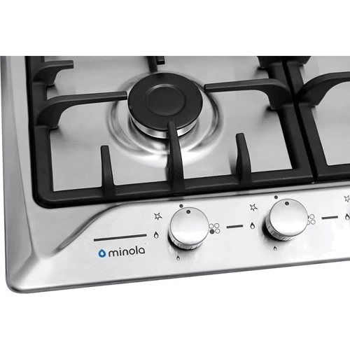 Варильна поверхня газова Minola MGM 61024 I: Кількість конфорок 4