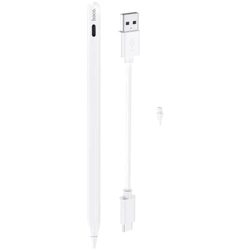 Стилус Hoco GM112 Intelligent Anti-Lost Active Capacitive Pen with Digital Display White фото 4
