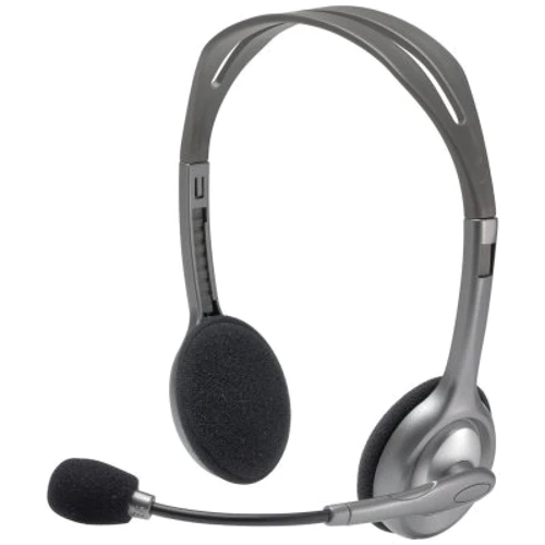 Наушники Logitech Stereo Headset H110 (981-000271): Тип конструкции накладные