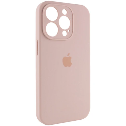 Чехол для iPhone Mobile Case Silicone Case Full Camera Protective Pink Sand for iPhone 15 Pro Max: Цвет розовый