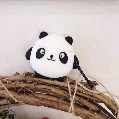 Чехол для наушников TPU Case Panda White for Apple AirPods фото 5