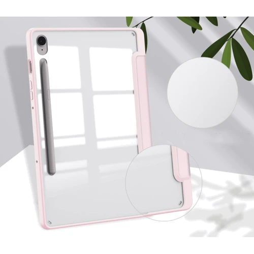 Аксесуар для планшетних ПК BeCover Case Book Soft Edge з Pencil Mount Pink для Samsung X710 Galaxy Tab S9 / X510/X516B Galaxy Tab S9 FE (710442): Матеріал Штучна шкіра + TPU