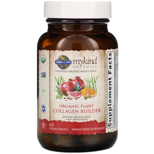 Garden of Life MyKind Organics Collagen Builder Органический коллаген 60 веганских таблеток