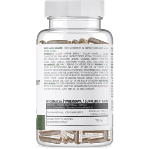 OstroVit Galium Aparine Апарин галію 90 капсул: Форма випуску Капсулы