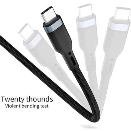 Кабель WIWU Platinum Series USB-C to Lightning 30cm Black: Тип USB-C - Lightning