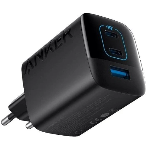 Зарядное устройство ANKER Wall Charger 2xUSB-C+USB-A PowerPort 336 67W Black (A2674G11)
