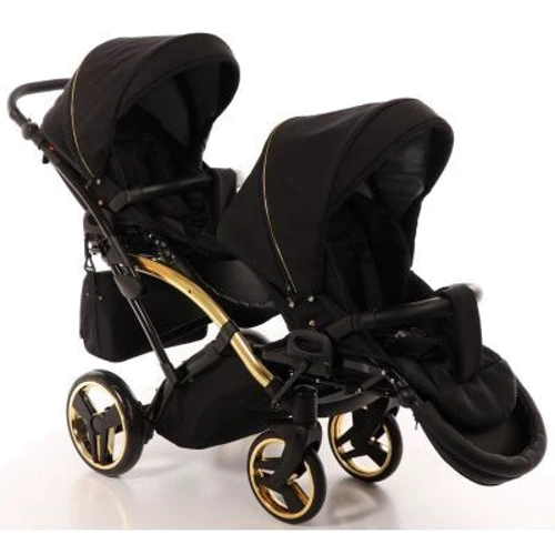 Универсальная коляска для двойни 2 в 1 Junama Diamond S-line Duo Slim 03: Ширина шасси 65 см
