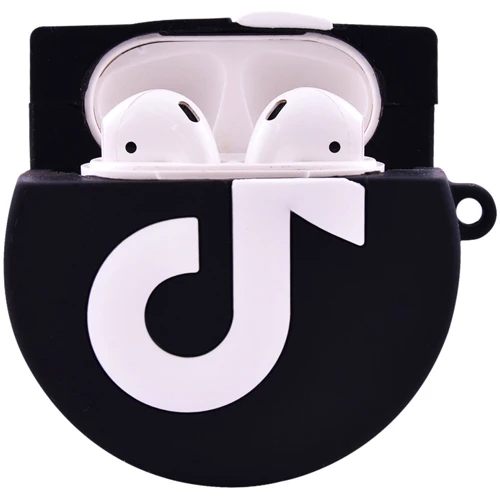 Чехол для наушников TPU Case Logo series TikTok for Apple AirPods: Материал Термопластичный полиуретан