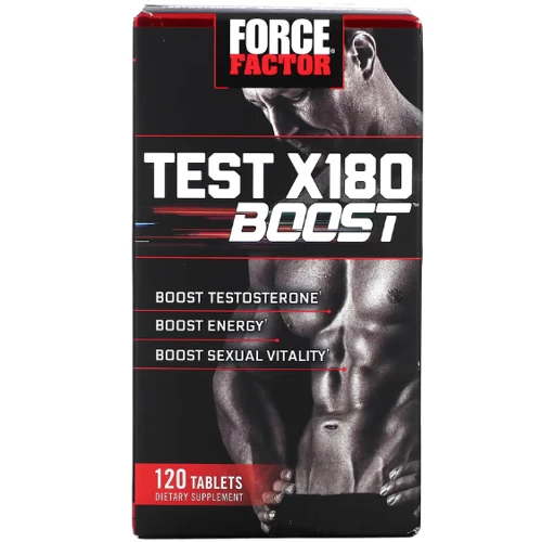 

Force Factor Test X180 Boost усилитель мужского тестостерона 120 таблеток