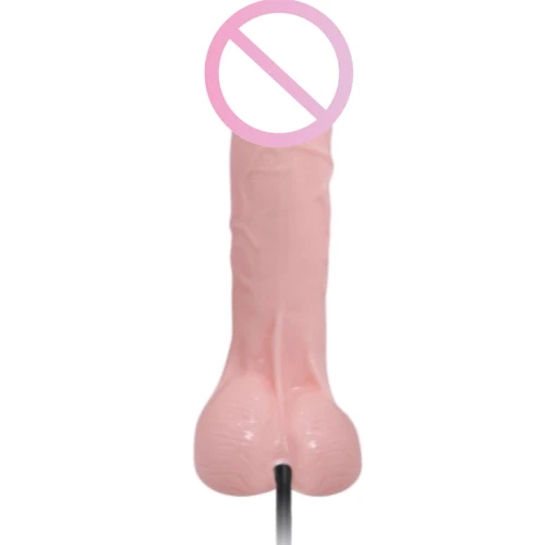 Фаллоимитатор LYBAILE Inflateable Dildo Flesh, 18,8 см