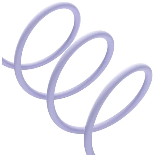 Кабель Baseus USB Cable to Lightning Pudding Series Fast Charging 2.4A 2m Nebula Purple (P10355700511-01) фото 4