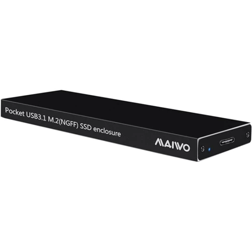 Аксесуар для накопичувача Maiwo K16NC Black: Тип аксесуара зовнішній кишеню
