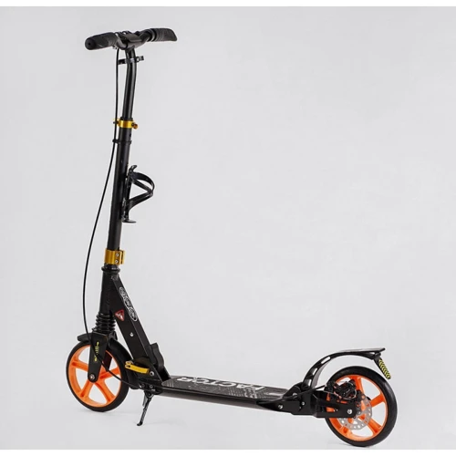 Двухколесный самокат с дисковым тормозом Best Scooter Factor BS-98033 Оранжевый: Тип тормоза ручной