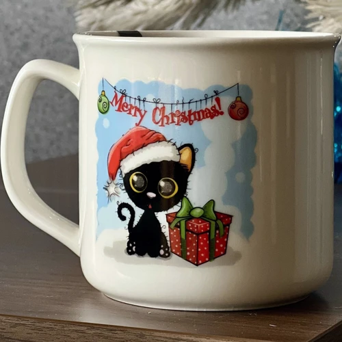 Кружка Ardesto Merry Christmas фарфор 360 мл (AR3060AS)