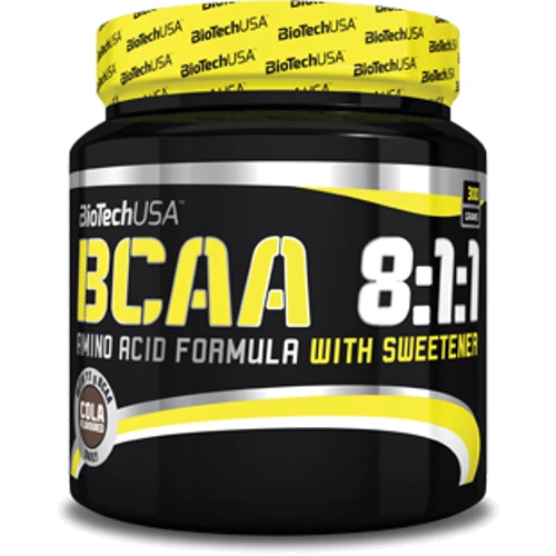 Аминокислота для спорта BioTech 100% BCAA 8:1:1 300 g /40 servings/ Cola