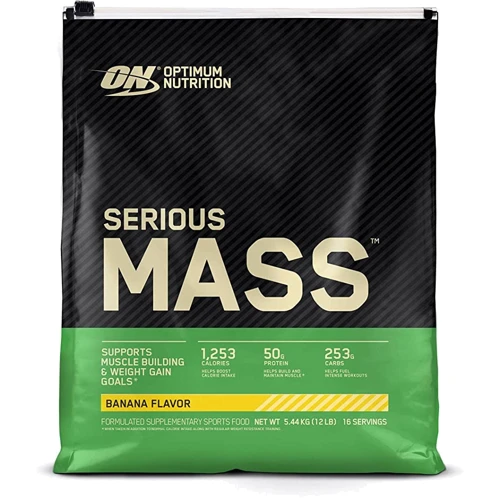 Гейнер Optimum Nutrition Serious Mass 5440 g /16 servings/ Banana
