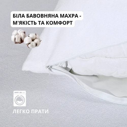 Наволочка IDEIA водонепроникна захисна 50x70 см (2200003911077)