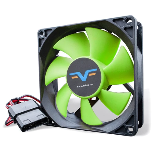 Кулер Frime FGF80 Black/Green Molex (FGF80HB4)