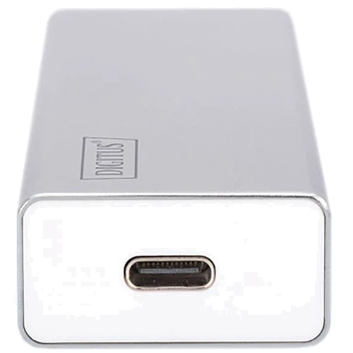 Адаптер Digitus Adapter USB-C to 3xUSB 3.0+USB-C Silver (DA-70242): Колір сріблястий