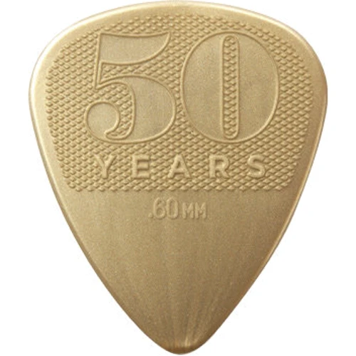Медиатор Набор медиаторов DUNLOP 442P.60 50th ANNIVERSARY GOLD NYLON PLAYER'S PACK 0.60