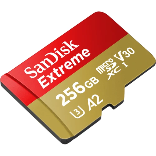 Карта пам'яті SanDisk 256GB microSDXC Class 10 UHS-I U3 V30 A2 Extreme (SDSQXAV-256G-GN6MN): Тип карти MicroSDXC