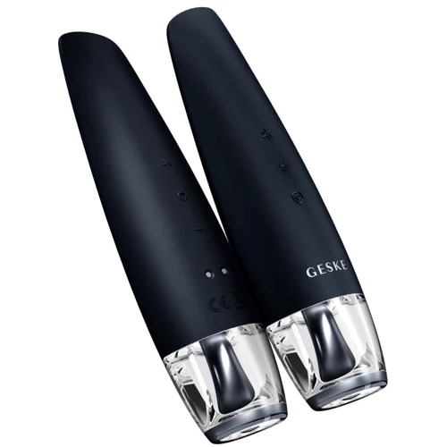 Антивозрастной LED-излучатель для восстановления кожи лица GESKE Anti-Aging Skin Renewer 9в1 black (HB0577)