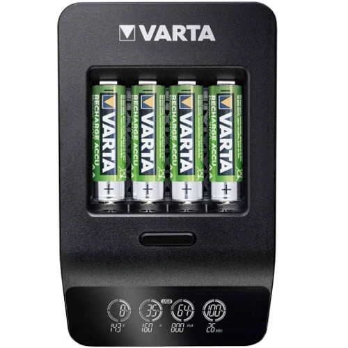 Varta LCD Smart Charger+ EU with 4x AA 2100 mAh (57684101441)