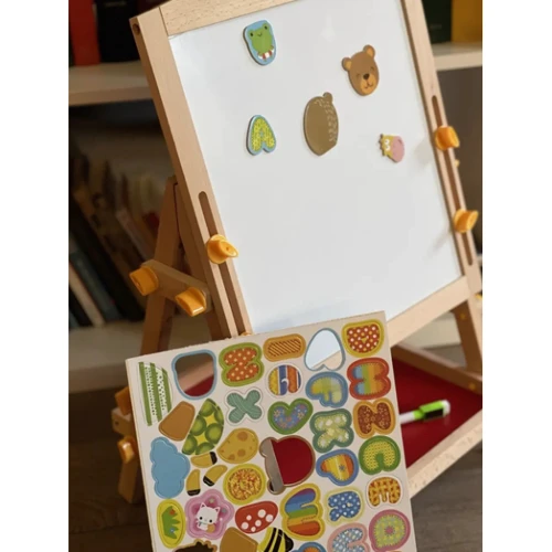 Мольберт Tree Toys двухсторонний, маркер, мел, губка (MD 2382)
