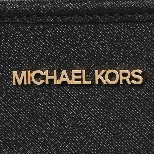 Женская сумка тоут Michael Kors черная (192877677819): Фактура Сафьяно, Матовая
