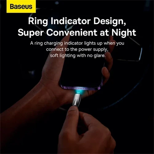 Кабель Baseus Cable USB-C для Lightning Glimmer Series Fast Charging Data 2m Black (CADH000101) фото 6