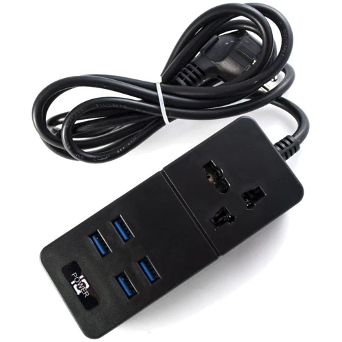 Сетевой фильтр Voltronic TВ-Т05, 1роз, 4*USB Black (ТВ-Т06-Black): Тип Сетевые фильтры
