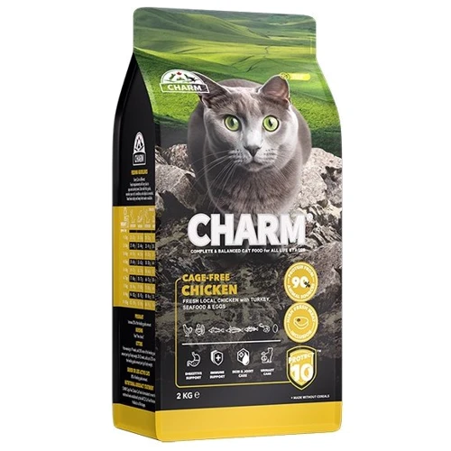 Сухой корм Charm Cage-Free Chicken Курица свободного выгула беззерновой для котов 2 кг (59680)