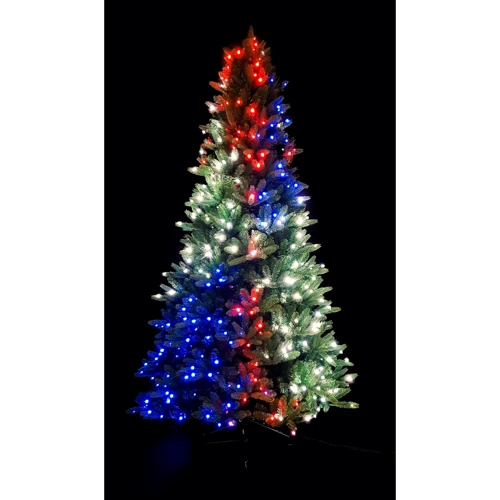 Smart LED Гирлянда Twinkly tree Strings RGBW 400, Gen II, настроена на 2,3м елки, кабель зеленый фото 5