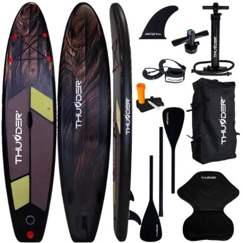 Надувна SUP дошка Thunder Wood 320 см із веслом (SUP-WOOD) фото 1