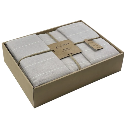 Комплект постільної білизни SoundSleep Stonewash Aura Opal Grey ранфорс євро сірий (51725458)