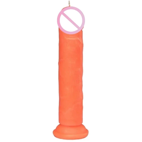 Свеча LOVE FLAME - Dildo Roma ORANGE Fluor, CPS03-ORANGE