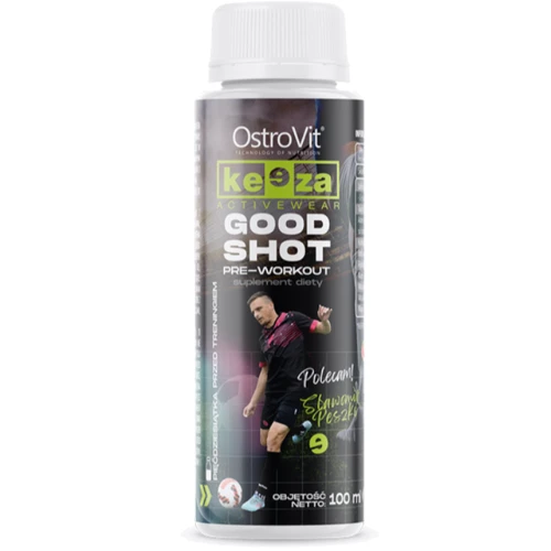Предтренировочный шот OstroVit KEEZA Good Shot Pre-Workout 100 ml / grapefruit flavor