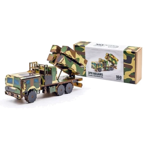 Деревянный 3D конструктор PuzzleOk ЗРК NASAMS, 160 дет. (ПЗ 160-02397)