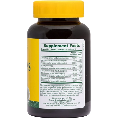 Nature's Plus Ultra-Mins, 90 Tablets (NTP3300) Хелатный Комплекс Мультиминералов: Тип Мультиминералы