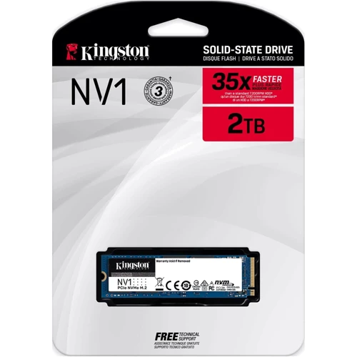 Kingston NV1 2 TB (SNVS/2000G): Форм-фактор M.2