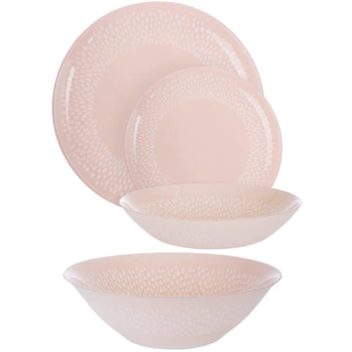 Столовый сервиз Luminarc Simply Splashy Pink 19 пр. (Q0310)