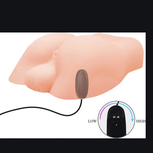 Мастурбатор анус с вибрацией и с мошонкой BAILE - Тemptation Bigger Мan Vibration (BM-009191)