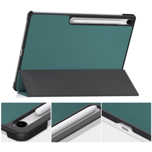 Аксесуар для планшетних ПК BeCover Smart Case Dark Green для Samsung X620/X626 Galaxy Tab S10 FE Plus (713383)
