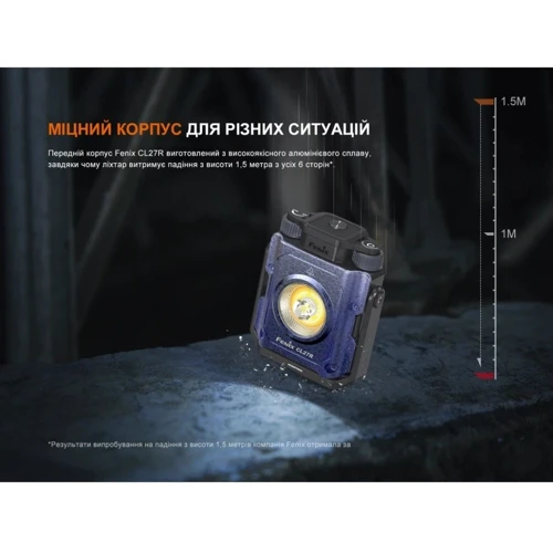 Ліхтар туристичний Fenix CL27R темно-блакитний (CL27R-Blue) фото 17