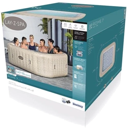 Басейн-джакузі Bestway квадратний 201х201х71 см (6001M) фото 4